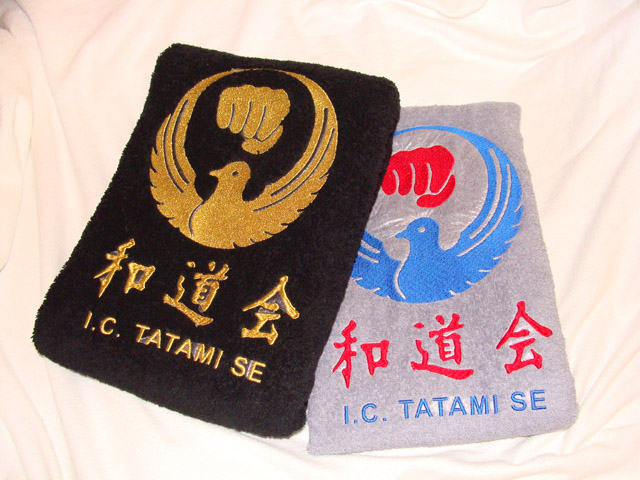 pólónyomtatás, ruházati dekoráció IC Tatami hímzett törölköző